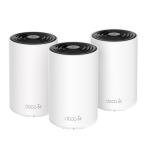 TP-Link Deco XE75 Pro AXE5400 Tri-Band Wi-Fi 6E Whole-Home Mesh System - 3 Pack, 2.5G RJ45 x1