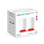 TP-Link Deco Voice X20 AX1800 Mesh Wi-Fi 6 System with Amazon Alexa Built-in Smart Speaker (2-Pack)