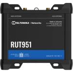 Teltonika RUT951 LTE CAT4 INDUSTRIAL CELLULAR ROUTER with Wi-Fi, Dual Mini-SIM Slots, 3 x LAN, 1 x WAN (Antenna and Power included)