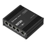 Teltonika RUT301 Industrial Ethernet Router 100M FE x 5  / with Digital IO x 2 / USB A x 1