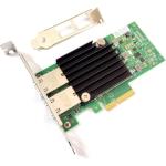 Intel Ethernet X550-T2 Converged Network Adapter - 2x 10G RJ-45 - X550 Controller - PCIe 3.0 x4, Low Profile - LP & FH Brackets included