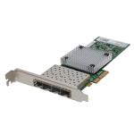 LevelOne GNC-0124 Gigabit Fibre PCIe x4 NC Quad SFP