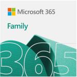 Microsoft 365 Family for up to 6 people in one household, Works on Windows, Mac, iOS, Android - English - 1 Year Subscription
