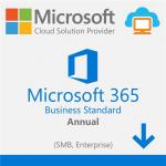 Microsoft 365 Business Standard Cloud (Monthly Prepaid) - Commitment 12 Month Subscriptions - CSP - Monthly Payment Cloud/Digital Delivery