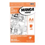 Clairefontaine 94044C Clairefontaine Manga Paper A4 200g, Pack of 40