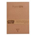 Clairefontaine 975173C PaintON Pad Kraft Cover Assorted 17.6x25cm 50sh