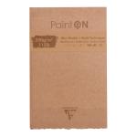 Clairefontaine 975174C PaintON Pad Kraft Cover Assorted 14x21.5cm 50sh
