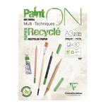 Clairefontaine 975742C PaintON Recycled Paper Pad White A3 30sh