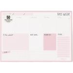 Carpe Diem 9163-CD(22) Carpe Diem Weekly Planner Pad Ballerina Pink