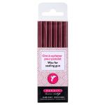 Herbin 35826T  Wax Gun Sticks Burgundy, Pack of 6