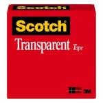 3M Scotch 70016031950 Transparent Tape 600 19mm x 3 boxed refill roll