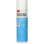 3M 61500061322 Stainless Steel Cleaner & Polish 595g ideal for stainless steel, chrome, laminated plastics and aluminum surfaces