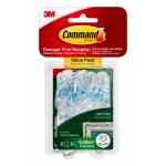 3M Command Outdoor Light Clips Clear Value, Pack of 32