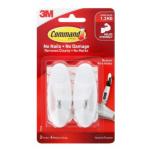 3M 10333 Command Hook 17068 Medium White Wire, Pack of 2