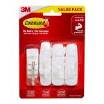 3M XA006805981 Command Hook 17012-8 Assorted White, Value Pack of 8