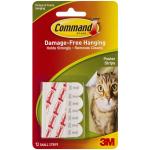 3M 10357 Command Poster Strips 17024 Small White, Pack of 12