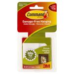 3M Command Strips Picture Hanging 17205-VP - Small White Pk/16 Pairs
