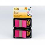 3M Post-It Flags 680-BP2 Bright Pink 2Pk