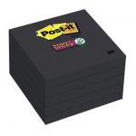 3M 70007053138 Post-it Super Sticky Notes 654-5SSSC 76x76mm Black, Pack of 5