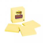 3M 70007053146 Post-it Super Sticky Notes 654-5SSY 76x76mm Yellow, Pack of 5