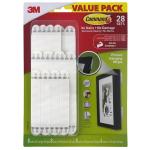 3M Command Picture Hanging Strips 17036-28 Assorted White - Pack of 28 Sets