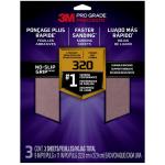 3M 11374 3M Pro Grade Precision Sanding Sheets 26320TRI-3 320 Grit, Pack of 3