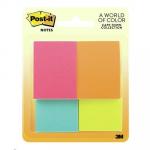 3M Post-it 653-4AF Notes Mini Page markers 36x48mm