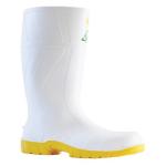 Matthews MPH30932 Industrial Gumboots - White/Yellow, Size 10 (5)