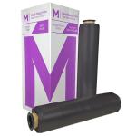Matthews MPH8070 Cast Hand Stretch Film - Black, 500mm x 300m x 20mu (4) + 4 Free End Caps 2.76kg Net Weight 4 Rolls/Box 50 Boxes/Pallet, priced for Per Roll, MOQ is 1 Box