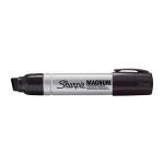 Sharpie PRO Permanent Chisel Tip Black Colour Marker. 1-Pack Designed for Industrial Use. QuickDrying Ink. Marks Through Water, Oil & Dust. Ridged Grip. Non-Slip Cap. Break-resistant Clip.