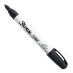 Sharpie Paint Oil -Based Medium Point Black  Colour Marker Pens. Box of 12. Marks on Virtually anySurface Including Metal, Pottery, Wood, Rubber, Glass, Plastic & Stone. Quick Drying. Water Resist