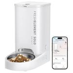 Petkit Fresh Element SOLO Smart Pet Feeder (White) Compatible with mixed-food type Connect via both Wi-Fi(2.4GHz) and Bluetooth, onstructed out of premium 304 Stainless steel and food-grade ABS