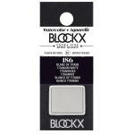 Blockx 41186BXC  Watercolour Half Pan S1 186 Titanium White