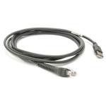 Zebra CBA-UF6-C12ZAR Cable - Shielded USB: Series A 12  Coiled BC1.2 (High Current) -30C