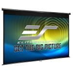 Elite M120XWH2 Manual Pull-Down Screen, 120 inches