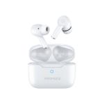 Promate PROPODS.WHT In-Ear HD Bluetooth Earbuds with Intellitouch and 400mAh Charging Case. Built-in Microphones and Noise Isolation. Up to 5 Hours Playback. Operating Distance 10m White