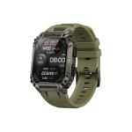 Promate IP67 Shock-Resist Smart Watch with FitnessTracker&BluetoothCalling.Large1.95"Display.Upto12Days Battery Life. Heart Rate/Step/Sleep Tracker. Green Colour.