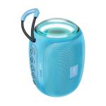 Promate CAPSULE-3.BL 5W Wireless HD Bluetooth Portable Speaker with Built-in Lanyared. Battery Capacity1200mA, Up to 6 Hours Playback, Supports Handsfree, Charge Time 3-4 Hours, Rainbow LED Lights. Blue Colour.