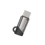 Promate LINK-CI  Ultra-fast Lightning to USB-C Adaptor. Supports Data & Charge with 480Mbps Data Transfer Speed. Plug & Play Corrision Resistant Connector. Supports Ultra-Fast Charging.