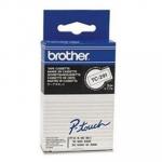 Brother genuine TC291 9MM BLK ON WHT TAPE