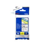 Brother TZE251 Laminated tape black on white 8m x 24mm