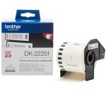 Brother Genuine DK22251 Continuous Paper Label Roll Black and Red on White, 62mm wide 15.24m long for QL-580N, QL810W, QL800 ,QL820NWB
