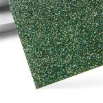 Makeblock Xtool 30 x 30 cm x 3 mm Green Glitter Opaque Glossy Acrylic Sheet Plexiglass, 2pcs