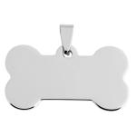 xTOOL Material Stainless Steel Dog Tag for Laser Engraving - Bone - 10 Pieces