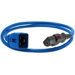 Enlogic ENL-EP8724Bs C13 to C20 Locking Power Cord - 1.2m - Blue