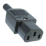 RackPower KNCS18-01 10A C13 IEC socket - UL/VDE/ENEC approvals, but not SAA