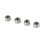 Du-Bro - Lock Nuts - Stainless Steel - 4-40 - 4 Nuts