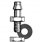 Du-Bro - Bolt-on Pressure Fitting - 8-32