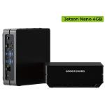 Seeed Edge AI Device with Jetson-10-1-H0 with Nvidia Jetson Nano 4GB Module M.2 Key E Slot, Type-C connectors, Aluminium case, pre-installed JetPack System