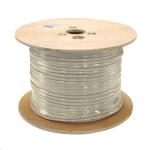 Dynamix C-STPC6-SLD 305M Cat6 SSTP Solid Shielded Cable Roll 350MHz, 23AWGx4P, White LSZH Jacket Supplied on a Wooden Reel
